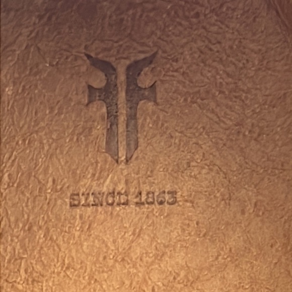 FRYE Solid leather brown/black sneakers with alligator grain size 11 - Picture 5 of 7